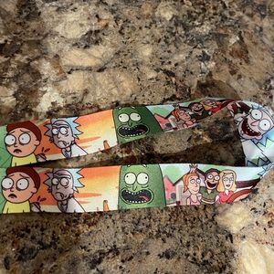 Rick and Morty lanyard. Multi-color